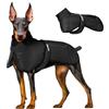 FANSU Impermeabile Cappotto Cane, Invernale Vestiti per Cani Cappottino Cane Taglia Piccola Cappottino Cane Taglia Media Cappotto Cane Taglia Grande 9-50kg (5XL,Nero)