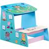 Peppa Pig Wooden play desk, chalk board and storage compartment. Made from FSC certified wood.