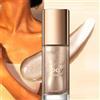 KARLOR Olio Illuminante per il Corpo con Glitter, 40 ml, Liquido Brillante, Crema per il Corpo (Oro Rosa)
