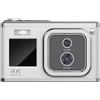 ISTOVO Fotocamera Digitale con A Automatica 2,88 Pollici 4K 50MP Zoom Ottico Videocamera Fotografia Regali per Studenti- Resistente Facile da Usare