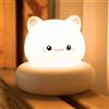 Annmore Lampada Notturna Bambini Ricaricabile Lucina Notte Gatto Decorazioni Camera da Letto Ragazza Regalo Neonata Femmina 6 Mesi