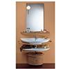Ceramica Dolomite J2620GV Dahlia Portasalviette, Cromo