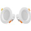 Starnearby Plafoniera LED da Incasso con Sensore di Movimento 7W Faretto da Incasso LED Extra Piatto Faretto da Soffitto per Bagno, Ufficio, Soggiorno, Corridoio