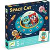 DJECO- Juego SpaceCat Cat Giochi di abilità, Multicolore, 38597