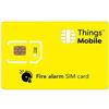 Things Mobile SIM Card per ALLARME ANTI-INCENDIO - Things Mobile - con copertura globale e rete multi-operatore GSM/2G/3G/4G LTE, senza costi fissi, senza scadenza e tariffe competitive con 10€ di credito incluso