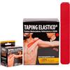 ATS Advanced Training System ATS Taping Elastico® Nastro professionale per fisioterapia, kinesiologia e sport - Rotoli 5cm x 5m Traspirante e resistente all'acqua con +20% di colla (Rosso, 1)