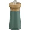 Zassenhaus Macinasale WESTERLAND deep forest | legno di faggio laccato | testa in legno di faggio | con meccanismo in ceramica ad alte prestazioni regolabile | Macinaspezie per sale | 12 cm, Ø 5,4 cm