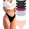 FINETOO Confezione da 10 Mutande da Donna in Cotone Traspiranti Slip Hipster Panties comode da Donna Sexy Confezione Multipla Taglie S-XL
