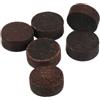 PATIKIL 12mm Biliardo Stecca Punte, 6pz Biliardo Biliardo Stecca Punte Biliardo Stecca Sostituzione Punta Snooker Stecca Punte per Biliardo Stecca, Marrone