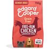 Edgard & Cooper Senior Pollo Allevato A Terra E Salmone Norvegese Senza Cereali Crocchette per Cani 700g