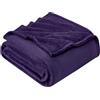 EHEYCIGA Coperta Pile Singolo Matrimoniale, Plaid Divano e Letto Coperte Pile di Flanella Calda Morbida, Twin 150x200 Viola