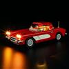 GEAMENT Set di Luci LED Compatibile Con LEGO Corvette - Kit Di Illuminazione per Icons 10321 (Modello di mattoncini non incluso)