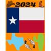 Independently published 2024 calendar: 2024 planning calender Texas style 122 detailed pages