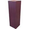 Weboxes Scatola porta bottiglia singola 11,5 x 11,5 x 36,5 cm. bordeaux. - Confezione da 20 pezzi