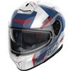 Nolan casco integrale N80-8 Wanted N-Com - 75 Metal White taglia M