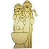 Sagoma in legno Nativita' Country media