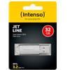 Intenso Pen drive 32GB Intenso Jet Line Alluminio Usb 3.2 Gen 1x1 Argento [3541480]