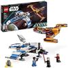 LEGO 75364 Star Wars E-Wing della Nuova Repubblica vs. Starfighter di Shin Hati,