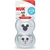 MAPA Gmbh NUK Succhietti Mickey 6-18 Mesi, 2 Pezzi