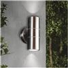 Applique Cilindrica Bidirezionale, IP65, GU10, Inox Inox