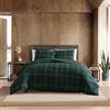 copripiumino lenzuola cotone tartan scozzese tinto in filo clan verde -  Onfuton