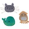 TIAKI Gioco per gatti TIAKI Set Ocean Gang con catnip - Set da 3 pz