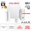 Ajax 38174.66.WH1 - AJAX Kit di Allarme Professionale Wireless senza fili GPRS / Ethernet dual-SIM 4G