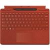 Microsoft Surface Pro 9, 8 o X - Cover Signature Type - Rosso - e Slim Pen 2 - Nero - bundle