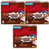 CAIYA 3X Coco Pops Snack Barretta di Riso Soffiato al Cacao su Base di Latte 120g [3 Confezioni]