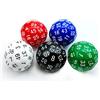 BESCON DICE Bescon - Dadi poligonali poliedrici da 50 lati, D50 morire, 50 dadi laterali, 50 dadi da gioco, 50 pezzi