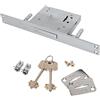 Yale Security Yale Serratura a chiave Doppia Mappa a tre punti di chiusura per inferriate e cancelletti Y8TD10125000000 a fascia, con 2 mandate, entrata 50mm