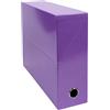 Exacompta 5 Scatole Transfer Iderama Carta A4 Dorso 90 mm Viola