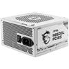 Msi Alimentatore 850W Msi MAG A850GL PCIE5 White 80 Plus Gold Bianco [306-7ZP8A24-CE0]