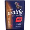 Prolife Smart Manzo E Oca Freschi Cibo Umido Per Cani Adulti Taglia Piccola Bustina 100g Prolife Prolife