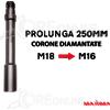 Maxima Prolunga per corone da M18 a M16 250 mm Maxima® PR18M16250