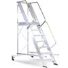 Svelt Castellana MAXI SMAXI508 - Scala a Torre con Corrimano - 8 Gradini UNI EN131