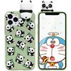 ZhuoFan Custodia Per Samsung Galaxy A52 4/5G 6,5 con 3D Cartoon Doll, Sottile Verde Back Cover Silicone con Print Panda Pattern Shockproof Protettiva Phone Cases per Samsung A52s 5G, Panda 02