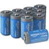 Amazon Basics Batterie al litio CR123A da 3 V (confezione da 10)