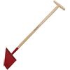 Fiskars Decespugliatore, Lunghezza: 104 cm, Larghezza: 23,5 cm, Testa in acciaio al boro/Manico in legno di frassino, Rosso/Legno, Classic, 1003707