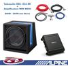 ALPINE Kit Alpine Amplificatore + Subwoofer Mono 2ohm 800W 250Wrms SBG1224BR + MRV M250