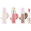 Newvenper Contour+ highlighter+ Fard per il viso con pennello per il viso, blush liquido, Illuminante Viso liquido highlighter Liquid Contour
