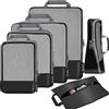 Eono Organizzatori da Viaggio a Compressione, Organizer Valigia Set, Cubo di Viaggio, Cubi di Imballaggio, Compression Packing Cube
