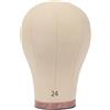 Beyond Your Thoughts Sughero Tela Manichini Testa Display parrucca Mannequin testa Parrucca Fare Capo Con il Monte foro canvas block head mannequin Wig Making Head Mount Hole （61cm/24In）