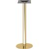 Ristosubito Base da interno TESR Struttura in acciaio inox ottonato, piedini regolabili Modello 1833-GH2