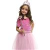 Rubie's Rubies Set di accessori Principessa Pink Heart per ragazze e bambini, Tiara e bacchetta rosa, accessorio per costume, Carnevale, feste e compleanni