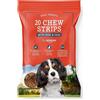 by Amazon - Snack per cane, 20 masticare strisce con manzo e vitello, 200 g