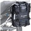 WILD HEART Moto borsa laterale in acciaio inox sospensione borsa impermeabile Borse da sella 20L/25L impermeabile Pianner Bag resistente all'usura per uso generale Accessori (Nero TPU, 20L)