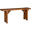 Biscottini - Panca in legno da interno ed esterno 120x25x50 cm - Panca dfa cucina per tavolo in legno massello di tiglio - Panche per ristoranti e bar. Made in talty