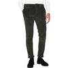 Ciabalù Pantaloni Uomo in Velluto Invernali Pantalaccio Caldo con Elastico in Vita e Laccio Elegante (48, Verde)