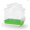 Domus Molinari GABBIA PER UCCELLI CHALET Domus Molinari 41X28X50h cm gabbia cova IDEALE PER CANARINI,COCORITE,INSEPARABILI DIAMANTINI...colori misti